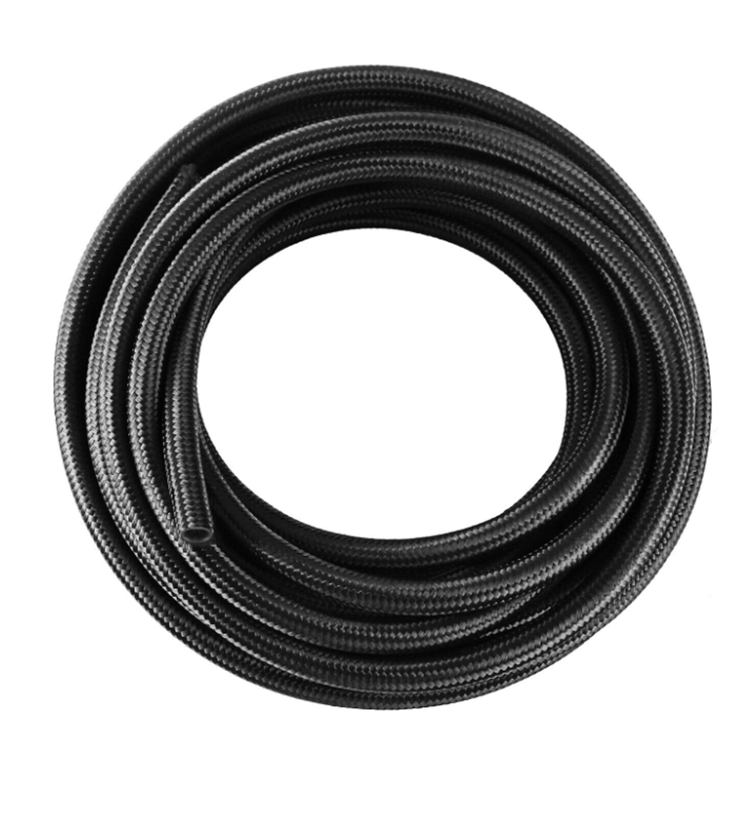 200 SERIES PTFE TEFLON HOSE - BLACK STAINLESS STEEL BRAID