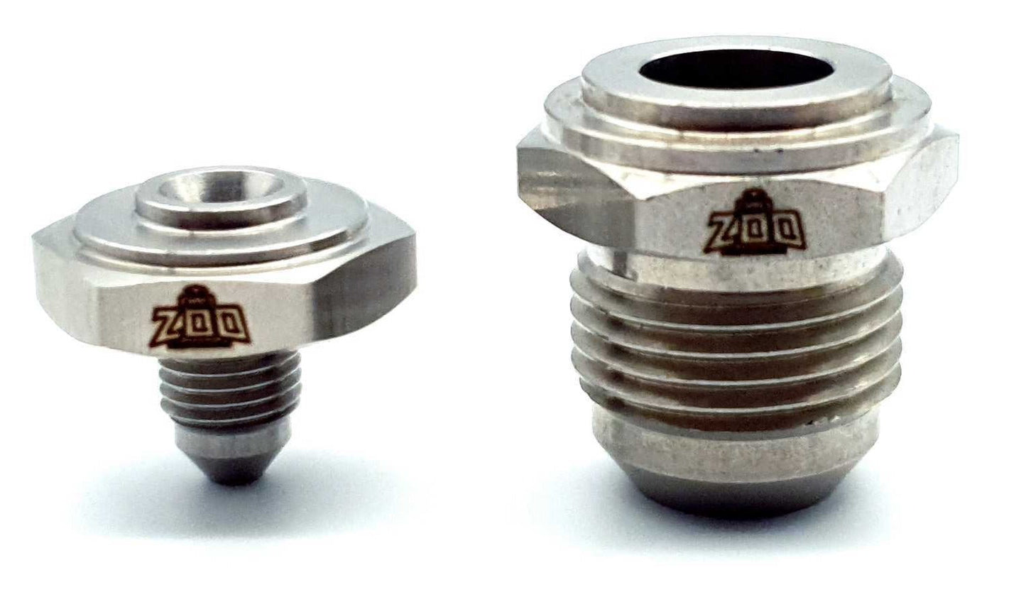 AN WELD ON BUNG MALE STAINLESS STEEL - HEXAGON HEAD