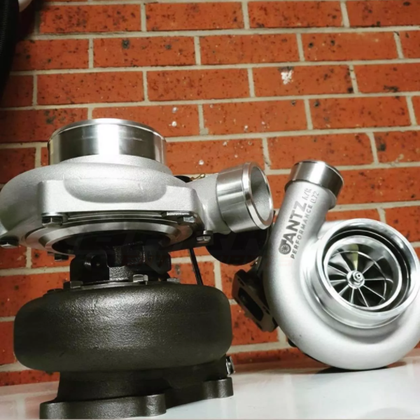 ANTZ-GTX3584RS $949.9 ANTZ 6784 GTX3584RS Ball Bearing Turbo Turbocharger 1.06 AR $949.9 67mm GTX 10 blade wheel. Ball bearing application. Ported rear flapper mod Anti surge 4″ inlet compressor housing. Direct bolt on. -- Dual ceramic ball bearing system 67*84mm Billet compressor wheel 68*62mm “RS” Gen2 turbine wheel 0.83, 1.01 A/R dual v-band turbine housing, T3 0.63, 0.82 V-Band outlet turbine housing available, V-Band Flange kit(s) for the exhaust housing included – Message us for these other options.