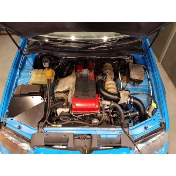 ANTZ-BAINTAKEONLY $395 4″ Turbo Side Intake Complete Air Box Suits FORD BA BF Falcon F6 XR6 $395 KIT INCLUDES: Quality CNC laser cut and powder coated air box. (Rust free) Stainless steel air intake pipe with breather hose attachment included. Plumb back engine breather hose and fitting Quality 4ply Silicon joiner (Option for 4″ turbo inlet available) Blow off valve blocker 4″ Large Pod filter --This kit is very easy to install and retains recirculation of the rocker cover breather. Kit installed in 45 min