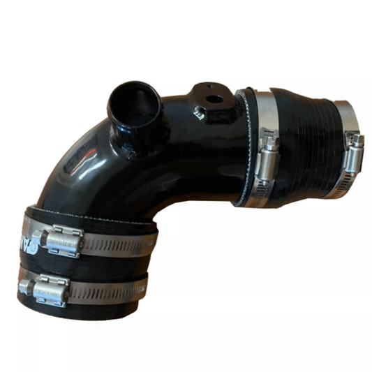 ANTZ-FGTBE $149.9 Throttle Body Elbow Replacement Pipe Piping – Falcon FG XR6 Turbo $149.9 Please note: Will not mate with OEM plastic piping. This replacement pipe suits all the FG turbo models, including F6, it replaces the factory plastic throttle body which is known to crack and blow off over time with increased boost pressure Utilizing the OEM sensor and blow off valve fitting, this is a plug and play kit for most piping kits on market (2.75″) -- Please note: Will not mate with OEM plastic piping. Thi