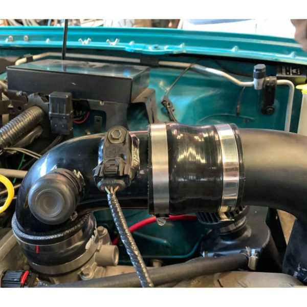 ANTZ-FGTBE $149.9 Throttle Body Elbow Replacement Pipe Piping – Falcon FG XR6 Turbo $149.9 Please note: Will not mate with OEM plastic piping. This replacement pipe suits all the FG turbo models, including F6, it replaces the factory plastic throttle body which is known to crack and blow off over time with increased boost pressure Utilizing the OEM sensor and blow off valve fitting, this is a plug and play kit for most piping kits on market (2.75″) -- Please note: Will not mate with OEM plastic piping. Thi