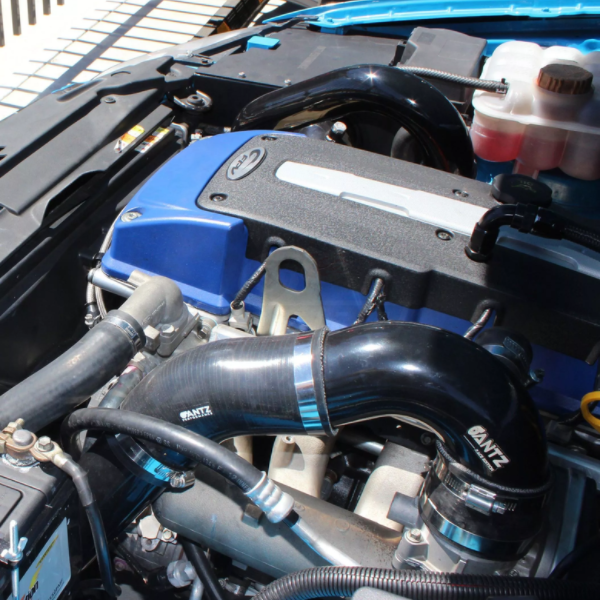 ANTZ-S3RIP-FG $545.36 STAGE 3 Race Intercooler Piping KIT Full Gloss Black Suits Ford Falcon FG Turbo $545.36 KIT INCLUDES: Full aluminium intercooler piping in gloss black finish Including aluminium throttle body elbow. 4 ply silicon joiners in black. Hose clamps to suit. -- This stage 3 race (competition) piping kit is a replacement for the factory FG xr6 turbo models, compatible with the ANTZ stage 3 intercooler and some others on the market with 3″ end tanks. Our stage 3 piping kit is a full replacemen