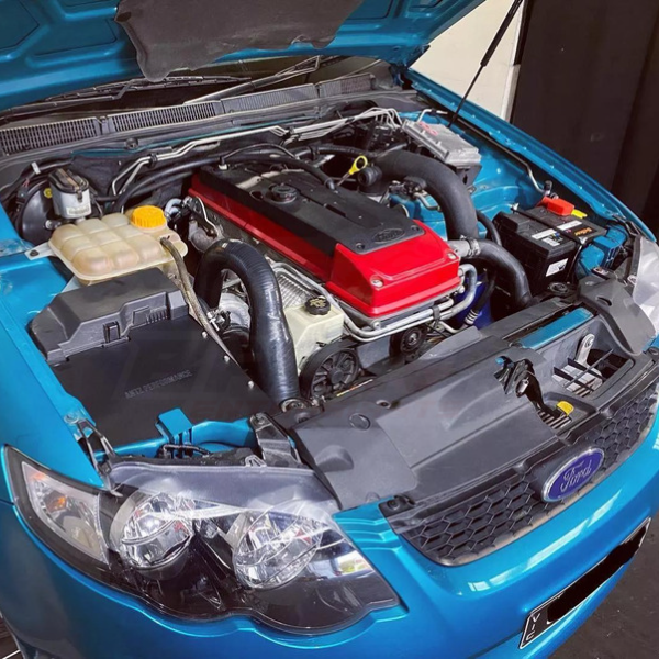 $550 Turbo Side Intake & Passenger Battery Relocation FULL KIT to Suit Ford Falcon FG FGX XR6 $550 Suits all FG-FGX Models (MK1 & MK2). Fits factory and aftermarket intercooler piping. Dyno proven for better performance. Enhances induction noise. Durable high-quality standard. (Our kits are rust-free) Proven to flow over 500rwkw -- Suits all FG-FGX Models (MK1 & MK2). Fits factory and aftermarket intercooler piping. Dyno proven for better performance. Enhances induction noise. Durable high-quality standar