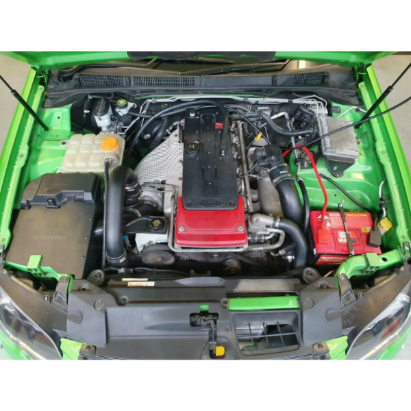$550 Turbo Side Intake & Passenger Battery Relocation FULL KIT to Suit Ford Falcon FG FGX XR6 $550 Suits all FG-FGX Models (MK1 & MK2). Fits factory and aftermarket intercooler piping. Dyno proven for better performance. Enhances induction noise. Durable high-quality standard. (Our kits are rust-free) Proven to flow over 500rwkw -- Suits all FG-FGX Models (MK1 & MK2). Fits factory and aftermarket intercooler piping. Dyno proven for better performance. Enhances induction noise. Durable high-quality standar