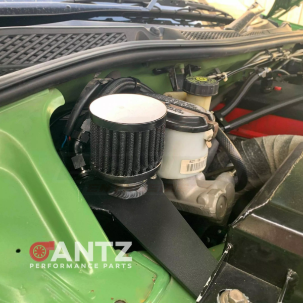 ANTZ-xr6cc2 $499.9 Catch Can Race Kit (Braided Hose) Suits Ford BA BF FG FGX $499.9 Benefits of fitting our Catch Cans: Cleaner combustion Prevent oil contamination in intercooler piping. Prevent oil from coating intake and turbo charger Washable air filter. -- Full flow AN8 fittings for maximum efficiency for high powered vehicles. (Beware of cheaper thin/standard fittings) DESCRIPTION: Having a catch can is incredibly important for longevity in turbo charged vehicles and performance, preventing oil vapou