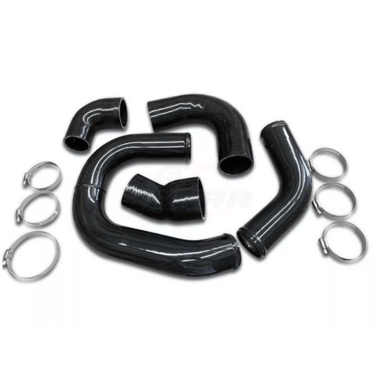 ANTZ-BABFHSIP $339.9 ANTZ Hot Side Intercooler Piping Kit Suits Ford Falcon BA BF XR6 Turbo $339.9 Enhances throttle response and encourages turbo spool, this piping kit replaces the factory hot side rubber intercooler piping from turbo outlet to intercooler. Powder coated black aluminium mandrel bent piping. 4 ply silicon joiners for high strength application. --Hot side piping kit to suit the Ford Falcon BA and BF turbo variants. Enhances throttle response and encourages turbo spool, this piping kit repl