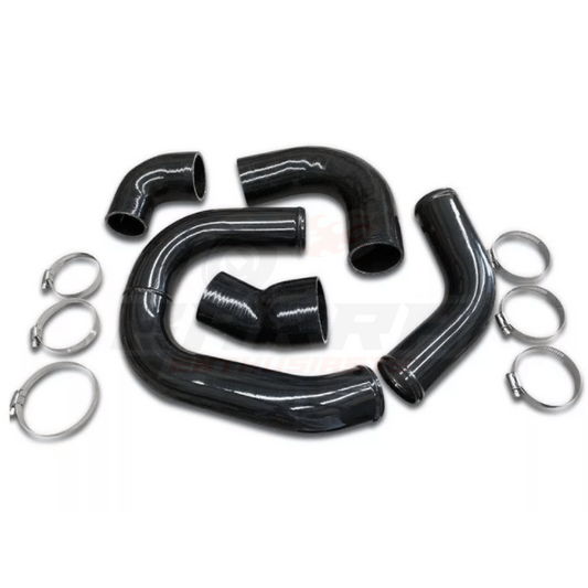 ANTZ-BABFHOTSIDE $339.9 Hot Side Intercooler Piping Kit Suits Ford Falcon BA BF XR6 Turbo $339.9 Hot side piping kit to suit the Ford Falcon BA and BF turbo variants. Enhances throttle response and encourages turbo spool, this piping kit replaces the factory hot side rubber intercooler piping from turbo outlet to intercooler. Powder coated black aluminium mandrel bent piping. 4 ply silicon joiners for high strength application. -- Hot side piping kit to suit the Ford Falcon BA and BF turbo variants. Enhanc