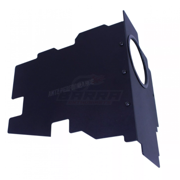 ANTZ-FGCOVER $179.9 4″ Air Intake Box Pod Filter Cover- Powdercoated Black suit Ford FG-FGX XR6 Turbo $179.9 CNC Laser cut and folded in durable aluminium, and powder coated in Satin Black for stealth look. Our air box is mounted on the drivers side were the factory battery was previously located, our air intake box is designed to cover a 4″ inch air intake. 3″ can also be used if applicable Comes with assembling bolts. Large and small ANTZ Performance stickers included (can be removed) -- CNC Laser cut an