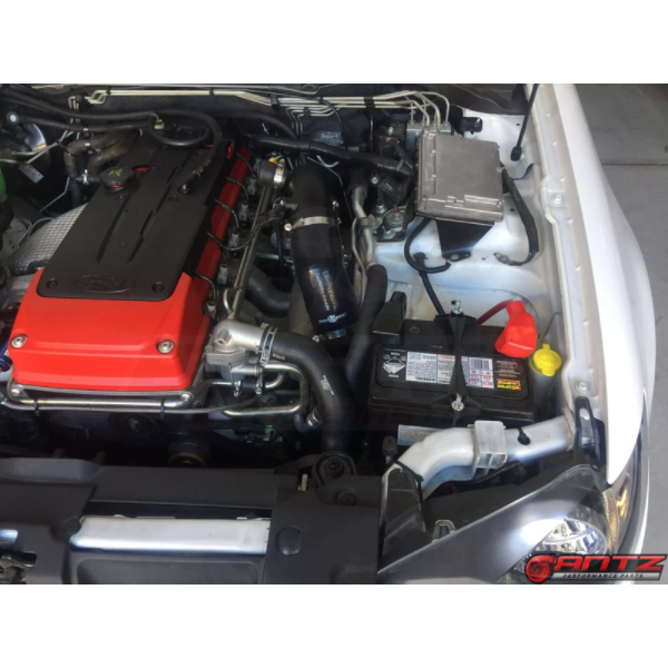 ANTZ-FGPSBATRELO $249.9 Battery Relocation Kit suit XR6 Turbo FORD Falcon FG-FGX $249.9 KIT INCLUDES: Two piece system for easy installation made from powder coated steel. Battery positive lead & battery negative lead. Both positive and negative terminals. Battery Clamp -- Ford Falcon FG XR6 Turbo Battery Relocation Kit to allow a turbo side air intake. When using any 4 inches Airbox/air intake kit, the original position of the battery has to be moved, we have developed a two-piece battery tray system supp