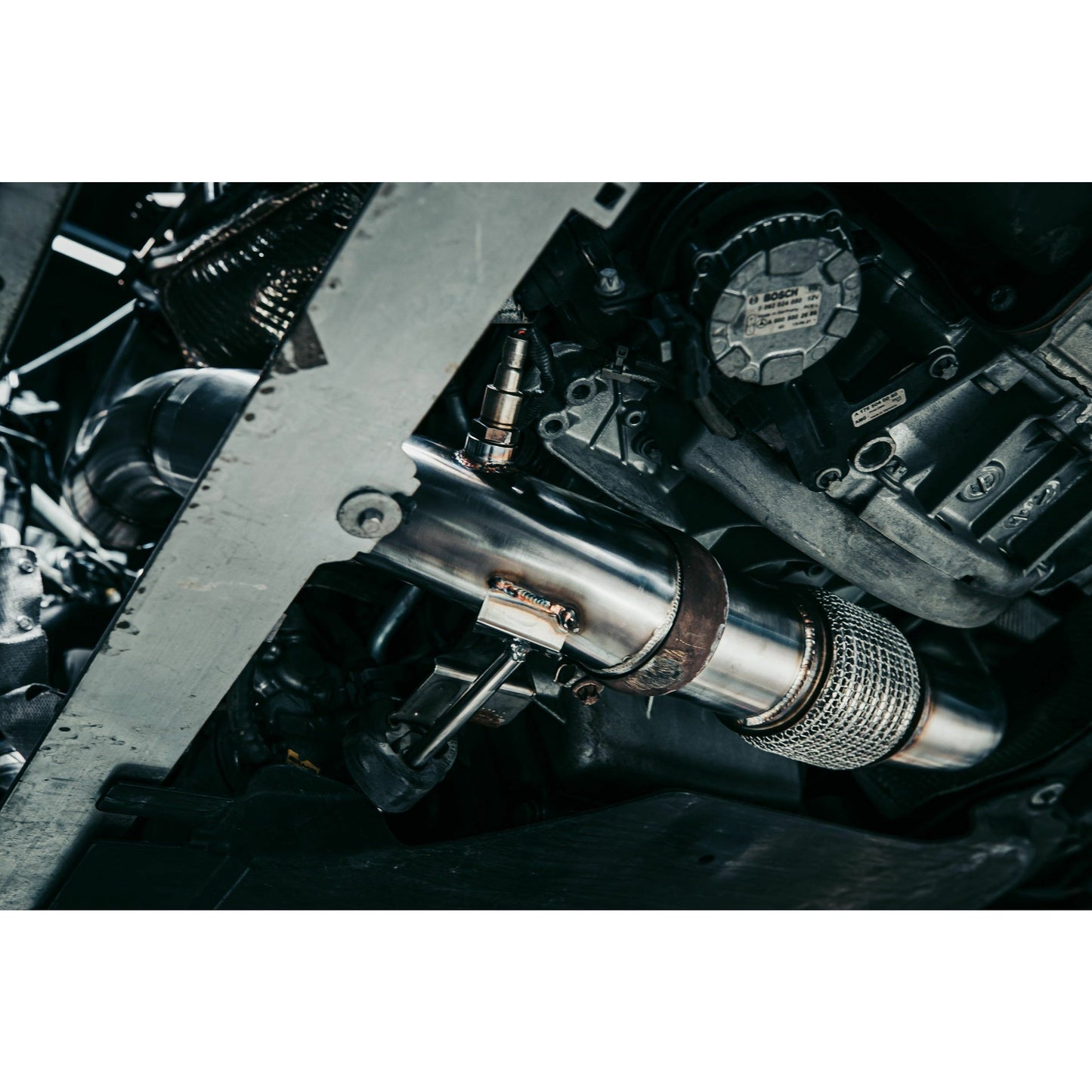 Mercedes Benz 3.5" Race (Decat) Downpipe Mercedes A45 CLA 45 AMG W176
