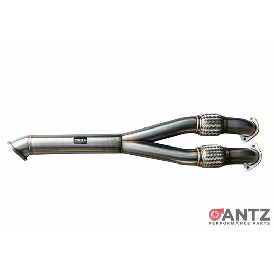 Nissan GTR GT-R R35 3.5″ 89mm Mid pipe Exhaust Stainless Steel 2008-2018