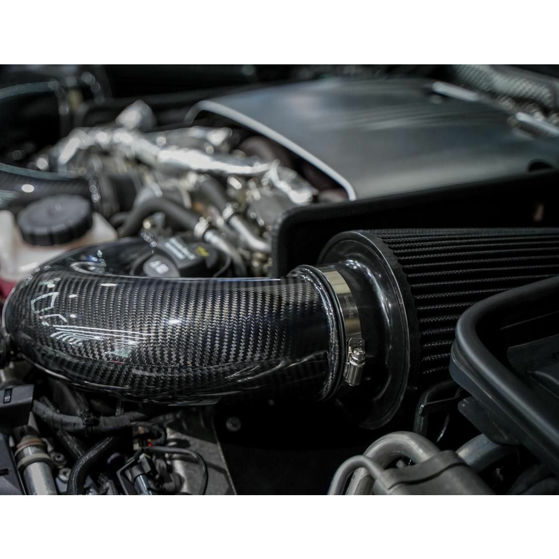 Mercedes Benz W205 C63 C63S M177 GLC63 3.5" Carbon Cold Air Intake Kit 2015 2016 2017 2018 2019 2020
