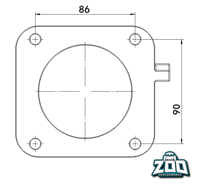 NISSAN RB 80MM THROTTLE BODY