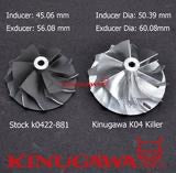 Kinugawa Upgrade Billet Turbocharger MAZDA Mazdaspeed 3 6 MPS MZR DISI 2.3L CX7 CX9 K04 350HP