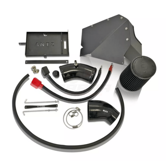 ANTZ-BAINTAKEUHKIT $599.9 4″ Turbo Side Intake & Under Headlight Battery Relocation Suit Ford Falcon BA-BF XR6 $599.9 Dyno proven for better acceleration and increase in power/torque. Neat factory OEM look with our powder coated black alloy air box. Less heat soak Enhances induction noise Enhances performance Higher air intake flow rate Re-washable pod filter Suits aftermarket inter cooler piping (Does not suit standard piping) --Benefits of using our turbo side intakes. Dyno proven for better acceleration