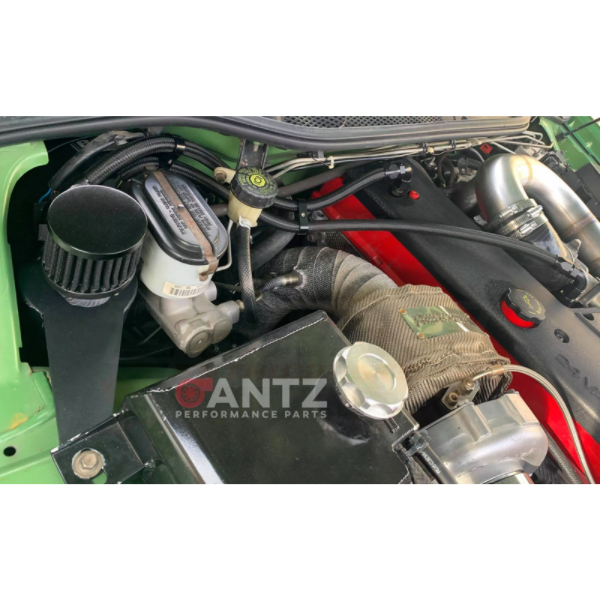 ANTZ-xr6cc2 $499.9 Catch Can Race Kit (Braided Hose) Suits Ford BA BF FG FGX $499.9  Benefits of fitting our Catch Cans: Cleaner combustion Prevent oil contamination in intercooler piping. Prevent oil from coating intake and turbo charger Washable air filter. -- Full flow AN8 fittings for maximum efficiency for high powered vehicles. (Beware of cheaper thin/standard fittings) DESCRIPTION: Having a catch can is incredibly important for longevity in turbo charged vehicles and performance, preventing oil vapou