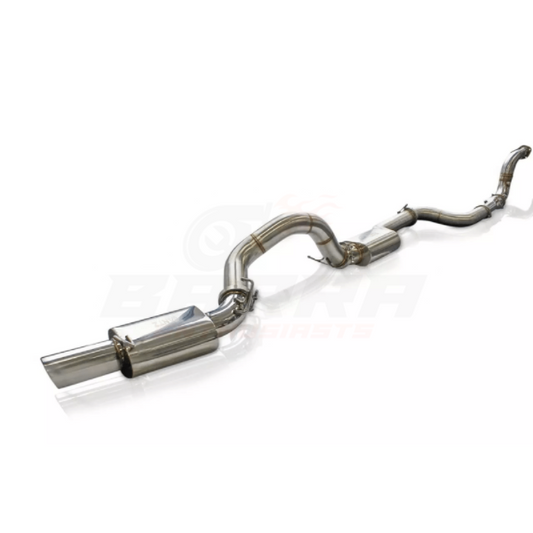 AZ-FG4ITBE $1799.9 4″ inch Turbo Back STAINLESS STEEL Exhaust System – Falcon FG FGX Sedan Models Only $1799.9  Enhance horsepower gains Quicker turbocharge spool Enhanced throttle response Reduce turbo back pressure. Enhance exhaust sound Bolt on application -- Our high quality mandrel bent 4″ turbo back system consists of a Stainless steel 304 grade material with sports mufflers, enhancing the performance and exhaust note of your vehicle giving you an agressive sound! 101.6mm(4″) system* for maximum flow!