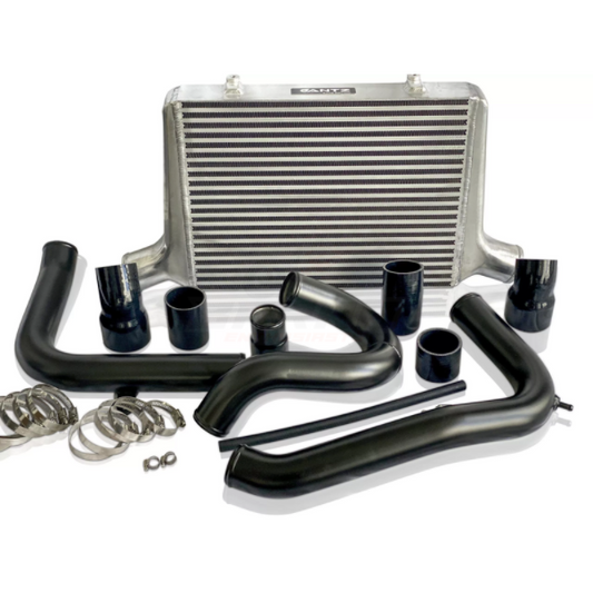 ANTZ-S2IKBABF $1699.9 ANTZ Stage 2 Intercooler Kit Bundle Ford BA BF Falcon Turbo $1699.9  KIT INCLUDES: Ford Falcon BA/BF Stage 2 Race Intercooler raw aluminium finish. Ford Falcon BA/BF black intercooler piping kit to suit. Hose clamps and silicon joiners included. -- The ANTZ performance Race Edition intercooler kit for the Ford Falcon B series is here. Lets face it, street size intercoolers are a minor upgrade over your stock intercoolers, so much so we recommend to go straight to a Race Intercooler (St