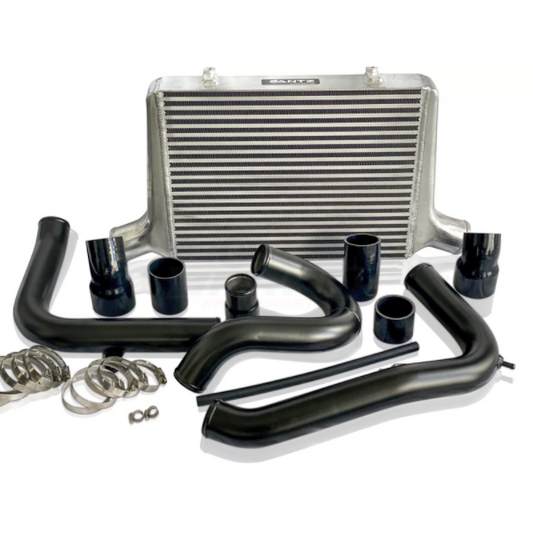 ANTZ-S2IKBABF $1699.9 ANTZ Stage 2 Intercooler Kit Bundle Ford BA BF Falcon Turbo $1699.9 KIT INCLUDES: Ford Falcon BA/BF Stage 2 Race Intercooler raw aluminium finish. Ford Falcon BA/BF black intercooler piping kit to suit. Hose clamps and silicon joiners included. -- The ANTZ performance Race Edition intercooler kit for the Ford Falcon B series is here. Lets face it, street size intercoolers are a minor upgrade over your stock intercoolers, so much so we recommend to go straight to a Race Intercooler (St