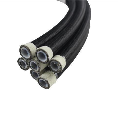 200 SERIES PTFE TEFLON HOSE - BLACK NYLON BRAIDED