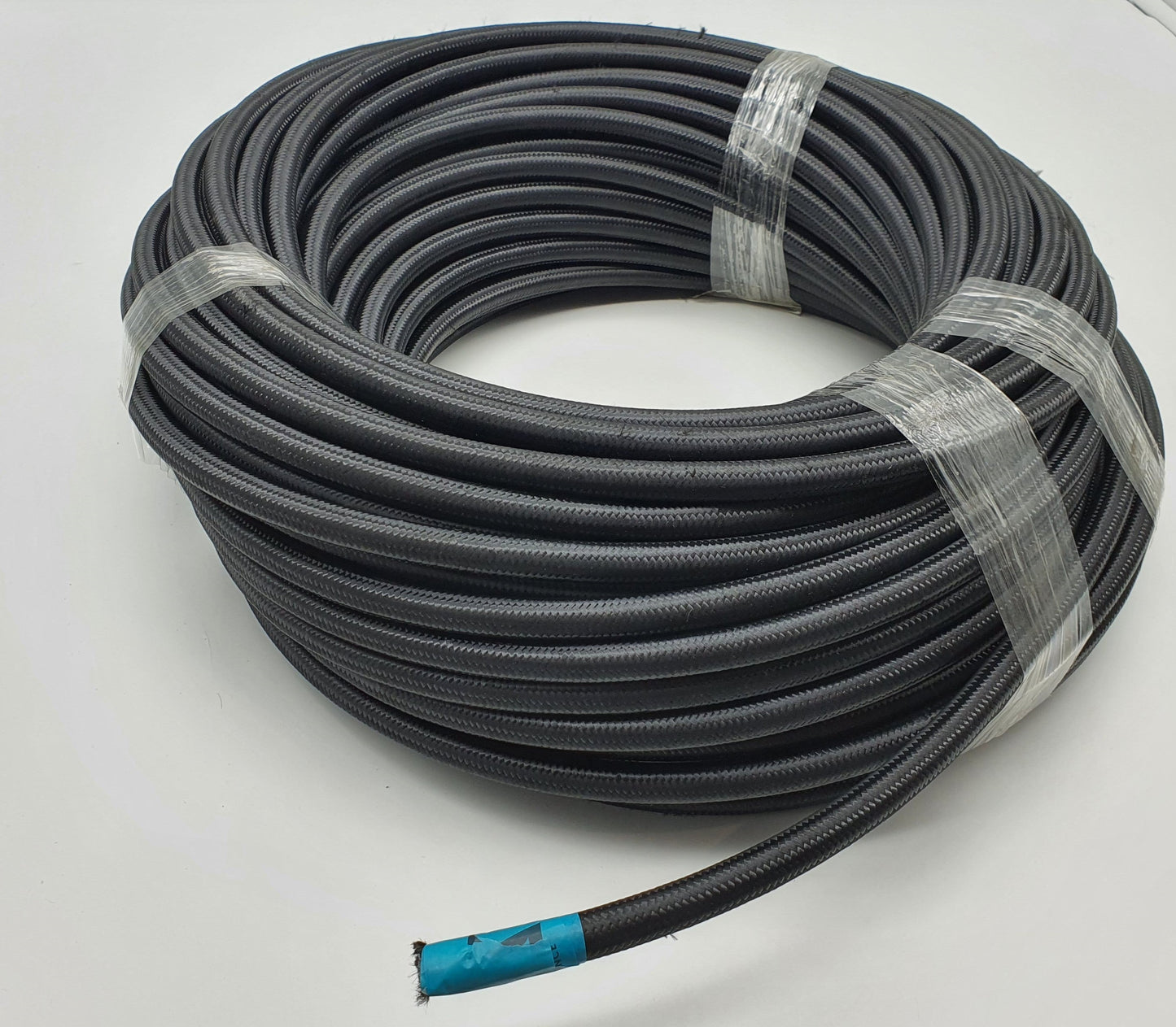 200 SERIES PTFE TEFLON HOSE - BLACK NYLON BRAIDED