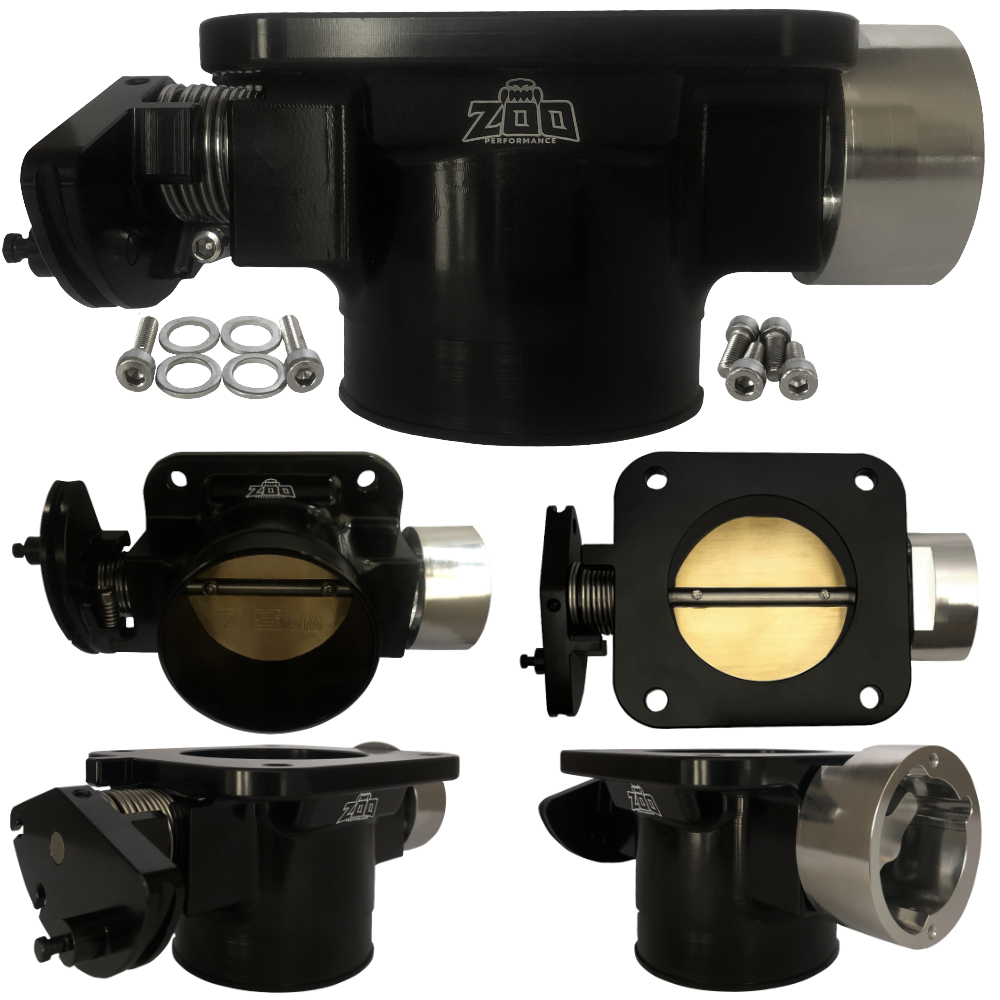 NISSAN S13 SR20 76MM BLACK THROTTLE BODY